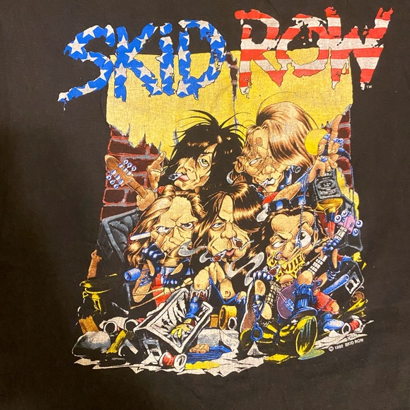 SKID ROW CONCERT T-SHIRT ALPINE VALLEY, EAST TROY WISCONSIN TOUR SIZE XL 1992 - Picture 1 of 10